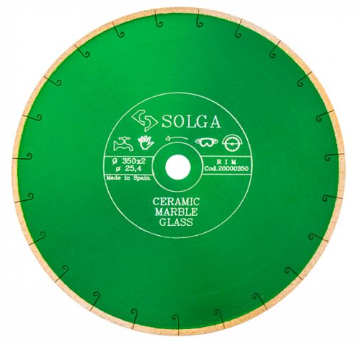 Алмазный диск Solga Diamant CERAMICS MARBLE Ø350 мм 20000350