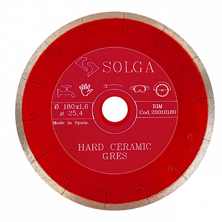 Алмазный диск Solga Diamant HARD CERAMICS Ø180 мм 20010180