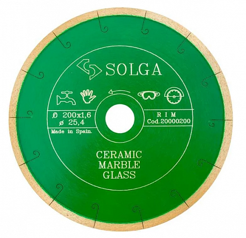 Алмазный диск Solga Diamant CERAMICS MARBLE Ø200 мм 20000200