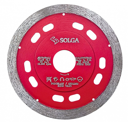 Алмазный диск Solga Diamant HARD TILES Ø125 мм 1571G6125