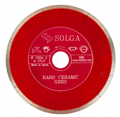Алмазный диск Solga Diamant HARD CERAMICS Ø350 мм 20010350