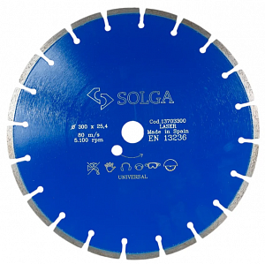 Алмазный диск Solga Diamant PROFESSIONAL (железобетон) Ø300 мм 13703300