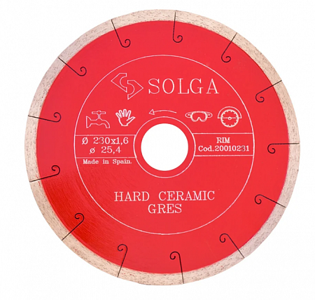 Алмазный диск Solga Diamant HARD CERAMICS Ø230 мм 20010231
