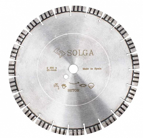 Алмазный диск Solga Diamant PROFESSIONAL10 (железобетон) Ø350 мм 23116350