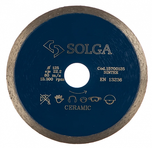 Алмазный диск Solga Diamant CERAMICS MARBLE Ø125 мм 15700125