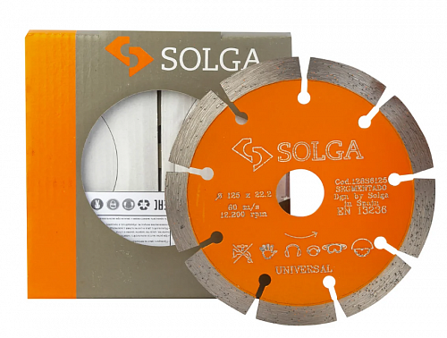 Алмазный диск Solga Diamant BASIC Universal Ø125 мм 128S6125
