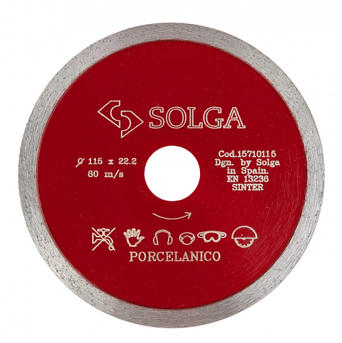 Алмазный диск Solga Diamant HARD CERAMICS Ø115 мм 15710115