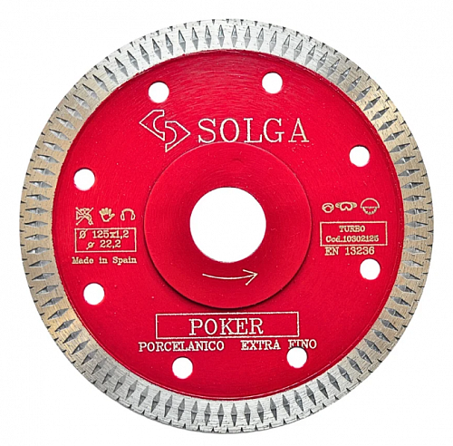 Алмазный диск Solga Diamant HARD MATERIALS Ø125 мм 10302125