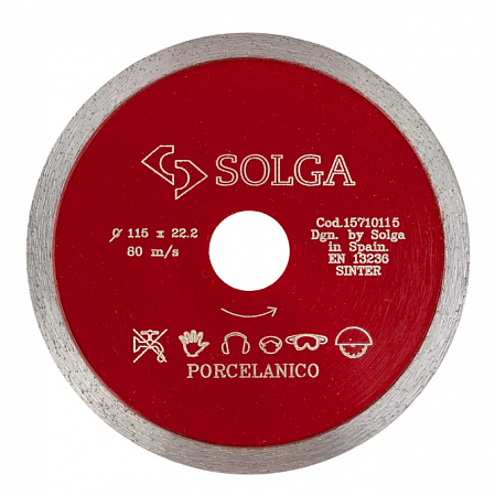 Алмазный диск Solga Diamant HARD CERAMICS Ø115 мм 15710115