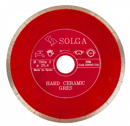 Алмазный диск Solga Diamant HARD CERAMICS Ø350 мм 20010350