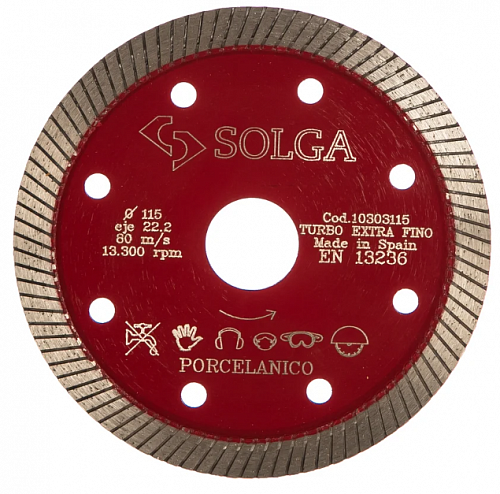 Алмазный диск Solga Diamant HARD MATERIALS Ø115 мм 10303115